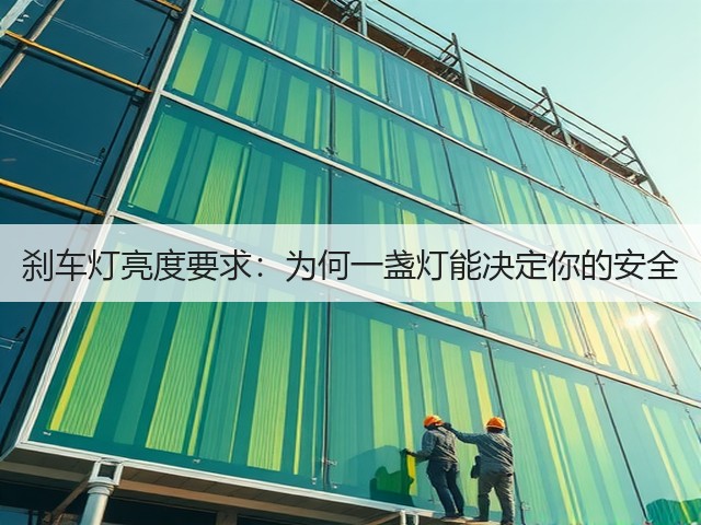 刹车灯亮度要求:为何一盏灯能决定你的安全(图2) 刹车灯亮度要求:为何一盏灯能决定你的安全(图2)