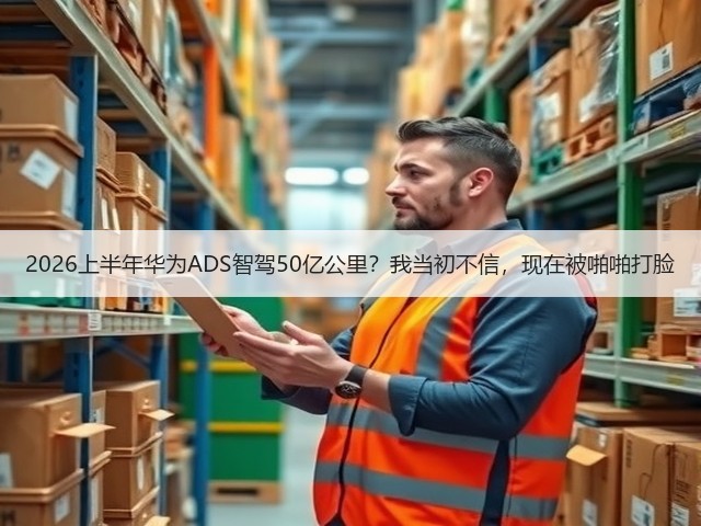 2026上半年华为ADS智驾50亿公里？我当初不信，现在被啪啪打脸(图1)
