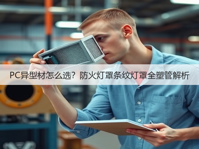 PC异型材怎么选？防火灯罩条纹灯罩全塑管解析