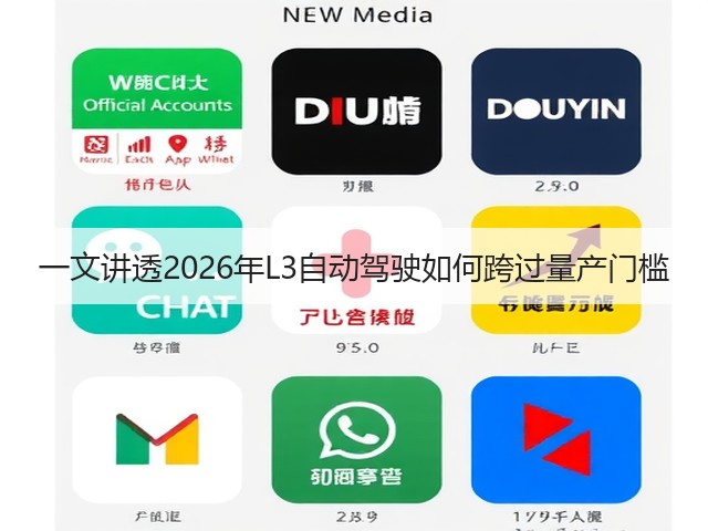 一文讲透2026年L3自动驾驶如何跨过量产门槛(图1) 一文讲透2026年L3自动驾驶如何跨过量产门槛(图1)