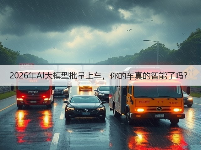 2026年AI大模型批量上车,你的车真的智能了吗?(图3) 2026年AI大模型批量上车,你的车真的智能了吗?(图3)