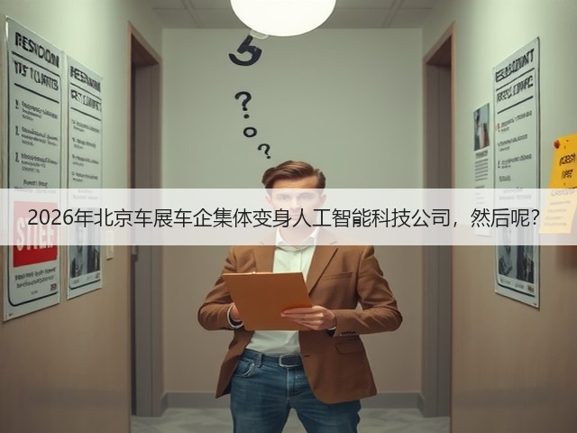 2026年北京车展车企集体变身人工智能科技公司，然后呢？(图1)