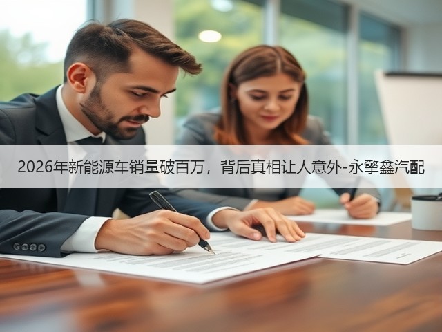 2026年新能源车销量破百万,背后真相让人意外-永擎鑫汽配(图1) 2026年新能源车销量破百万,背后真相让人意外-永擎鑫汽配(图1)