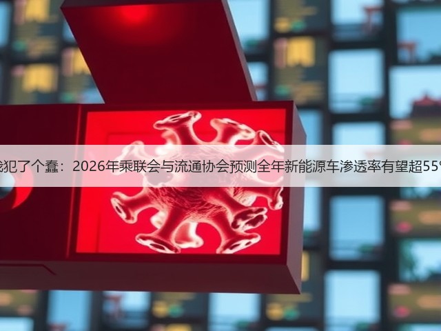 我犯了个蠢:2026年乘联会与流通协会预测全年新能源车渗透率有望超55%(图3) 我犯了个蠢:2026年乘联会与流通协会预测全年新能源车渗透率有望超55%(图3)