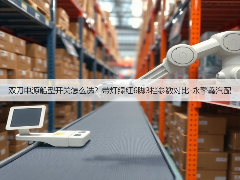 双刀电源船型开关怎么选？带灯绿红6脚3档参数对比-永擎鑫汽配