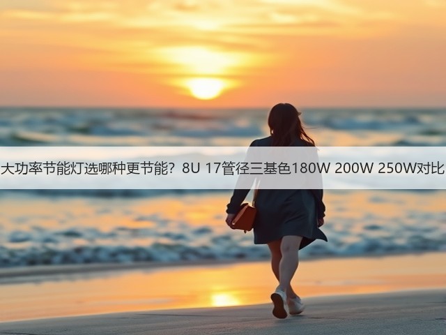 大功率节能灯选哪种更节能？8U 17管径三基色180W 200W 250W对比(图1)