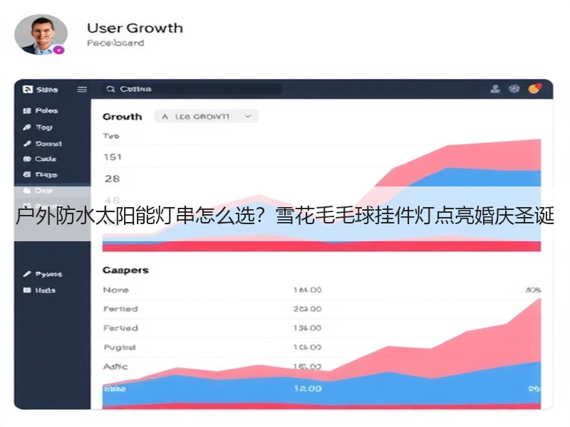 户外防水太阳能灯串怎么选？雪花毛毛球挂件灯点亮婚庆圣诞