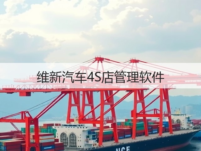 维新汽车4S店管理软件(图1) 维新汽车4S店管理软件(图1)
