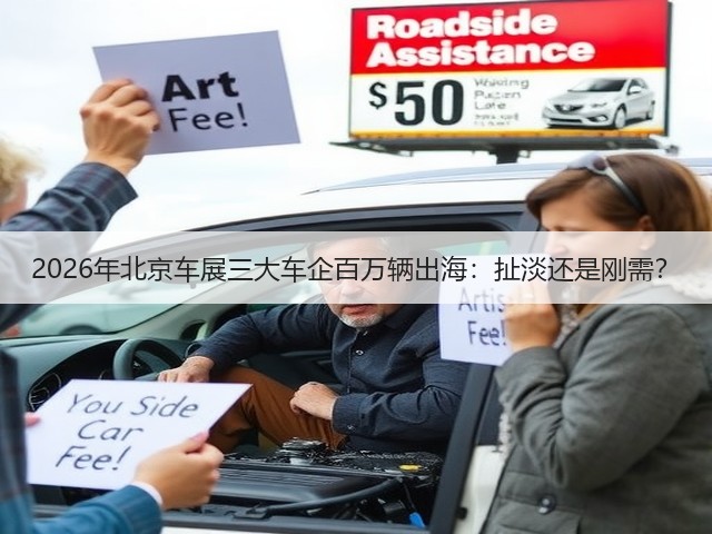 2026年北京车展三大车企百万辆出海：扯淡还是刚需？(图3)