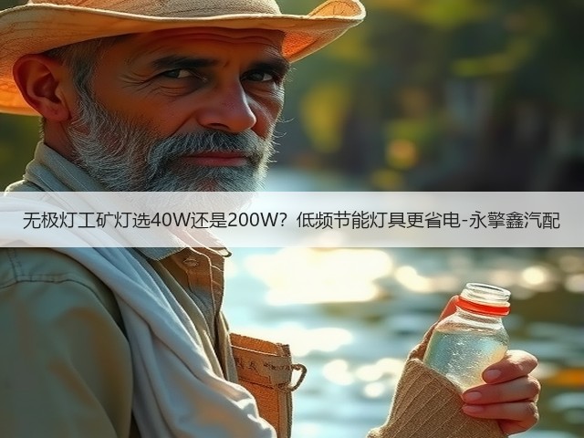 无极灯工矿灯选40W还是200W？低频节能灯具更省电-永擎鑫汽配(图2)