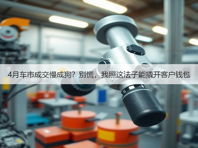 4月车市成交慢成狗?别慌,我照这法子能撬开客户钱包(图1) 4月车市成交慢成狗?别慌,我照这法子能撬开客户钱包(图1)