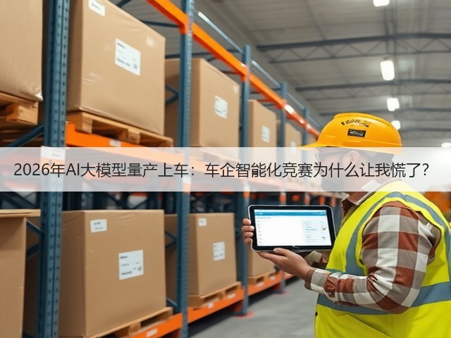 2026年AI大模型量产上车:车企智能化竞赛为什么让我慌了?(图2) 2026年AI大模型量产上车:车企智能化竞赛为什么让我慌了?(图2)