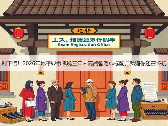 别不信!2026年地平线余凯说三年内高端智驾成标配,我赌你还在怀疑(图3) 别不信!2026年地平线余凯说三年内高端智驾成标配,我赌你还在怀疑(图3)