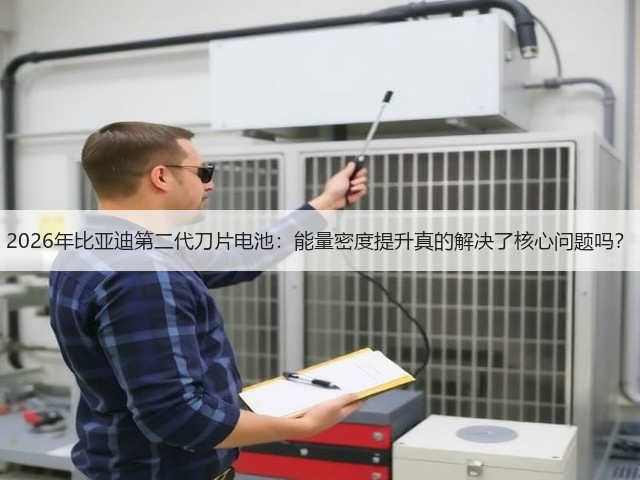 2026年比亚迪第二代刀片电池:能量密度提升真的解决了核心问题吗?(图1) 2026年比亚迪第二代刀片电池:能量密度提升真的解决了核心问题吗?(图1)