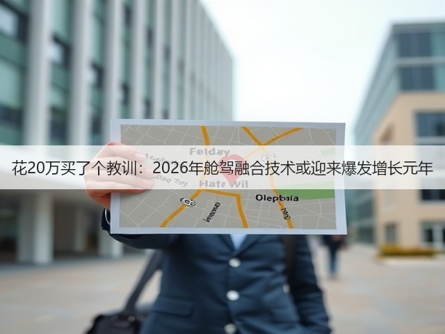 花20万买了个教训:2026年舱驾融合技术或迎来爆发增长元年(图2) 花20万买了个教训:2026年舱驾融合技术或迎来爆发增长元年(图2)