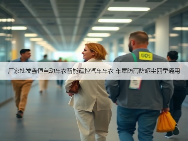 厂家批发鑫恒自动车衣智能遥控汽车车衣 车罩防雨防晒尘四季通用(图1)