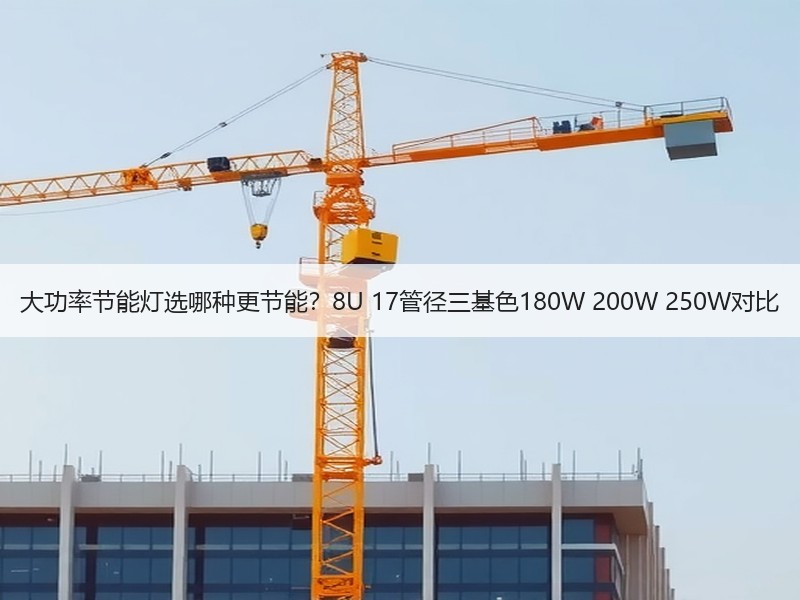 大功率节能灯选哪种更节能？8U 17管径三基色180W 200W 250W对比