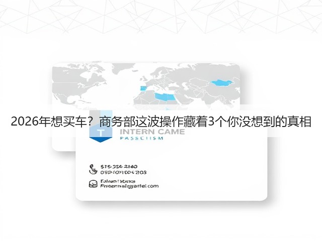 2026年想买车?商务部这波操作藏着3个你没想到的真相(图3) 2026年想买车?商务部这波操作藏着3个你没想到的真相(图3)