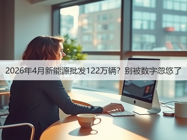 2026年4月新能源批发122万辆?别被数字忽悠了(图3) 2026年4月新能源批发122万辆?别被数字忽悠了(图3)
