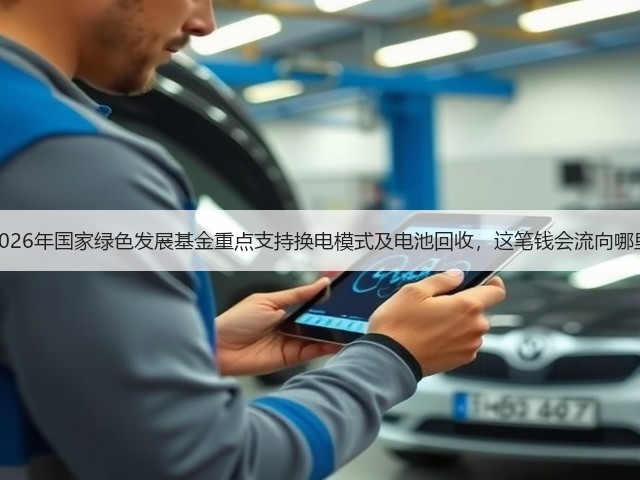 2026年国家绿色发展基金重点支持换电模式及电池回收,这笔钱会流向哪里(图1) 2026年国家绿色发展基金重点支持换电模式及电池回收,这笔钱会流向哪里(图1)