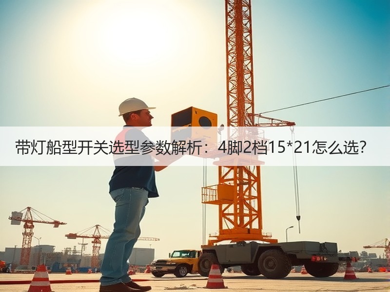 带灯船型开关选型参数解析：4脚2档15*21怎么选？