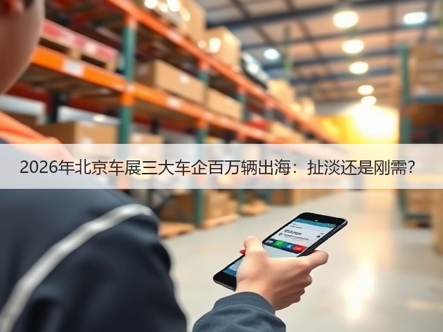 2026年北京车展三大车企百万辆出海：扯淡还是刚需？(图2)