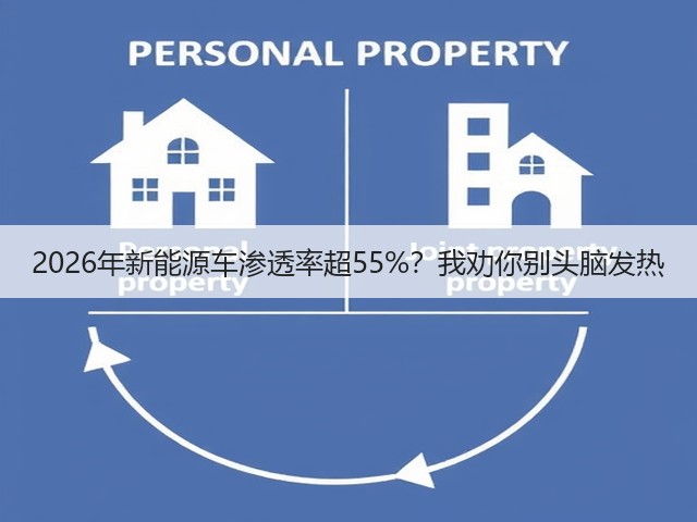 2026年新能源车渗透率超55%?我劝你别头脑发热(图1) 2026年新能源车渗透率超55%?我劝你别头脑发热(图1)