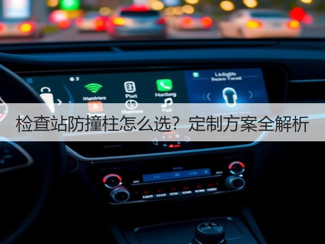 检查站防撞柱怎么选？定制方案全解析(图1)