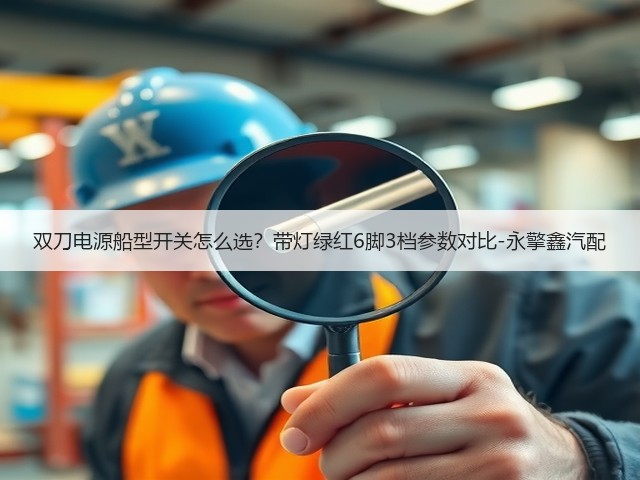 双刀电源船型开关怎么选?带灯绿红6脚3档参数对比-永擎鑫汽配(图2) 双刀电源船型开关怎么选?带灯绿红6脚3档参数对比-永擎鑫汽配(图2)