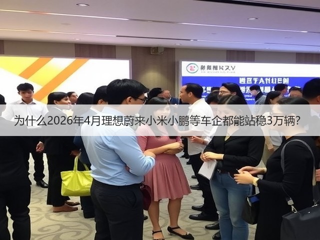 为什么2026年4月理想蔚来小米小鹏等车企都能站稳3万辆?(图3) 为什么2026年4月理想蔚来小米小鹏等车企都能站稳3万辆?(图3)