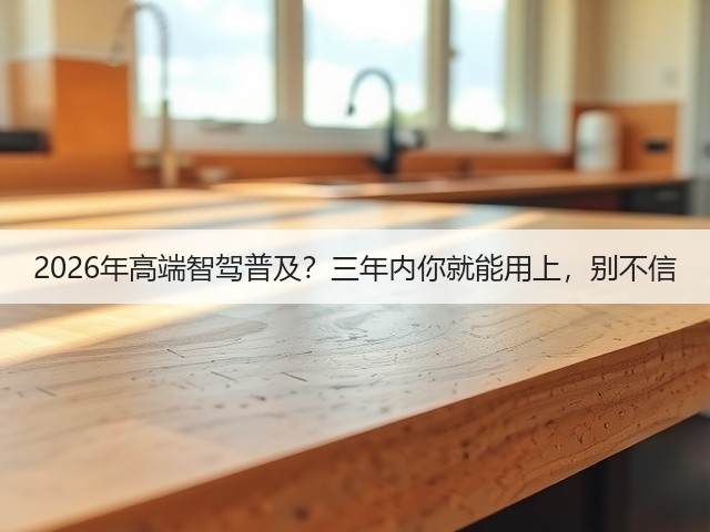 2026年高端智驾普及?三年内你就能用上,别不信(图1) 2026年高端智驾普及?三年内你就能用上,别不信(图1)