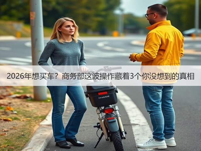 2026年想买车?商务部这波操作藏着3个你没想到的真相(图1) 2026年想买车?商务部这波操作藏着3个你没想到的真相(图1)