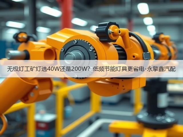 无极灯工矿灯选40W还是200W？低频节能灯具更省电-永擎鑫汽配(图3)