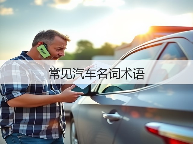 常见汽车名词术语(图2) 常见汽车名词术语(图2)