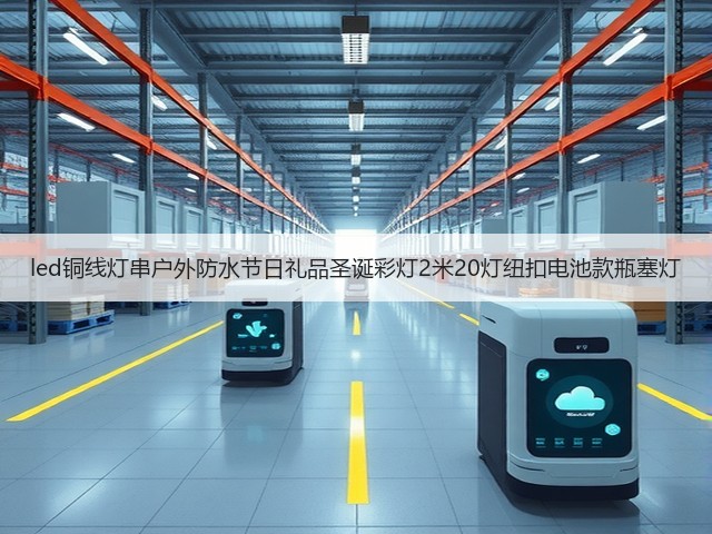 led铜线灯串户外防水节日礼品圣诞彩灯2米20灯纽扣电池款瓶塞灯(图2)
