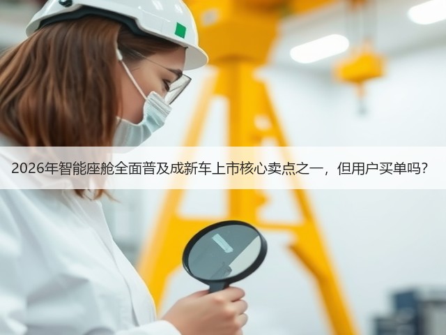 2026年智能座舱全面普及成新车上市核心卖点之一,但用户买单吗?(图1) 2026年智能座舱全面普及成新车上市核心卖点之一,但用户买单吗?(图1)
