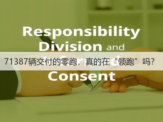 71387辆交付的零跑,真的在“领跑”吗?(图1) 71387辆交付的零跑,真的在“领跑”吗?(图1)