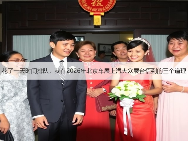 花了一天时间排队,我在2026年北京车展上汽大众展台悟到的三个道理(图3) 花了一天时间排队,我在2026年北京车展上汽大众展台悟到的三个道理(图3)