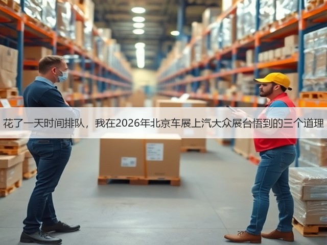 花了一天时间排队,我在2026年北京车展上汽大众展台悟到的三个道理(图1) 花了一天时间排队,我在2026年北京车展上汽大众展台悟到的三个道理(图1)