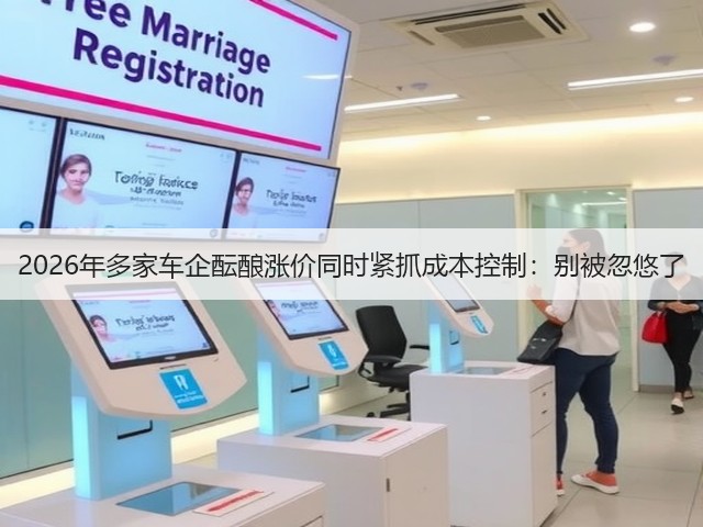 2026年多家车企酝酿涨价同时紧抓成本控制:别被忽悠了(图3) 2026年多家车企酝酿涨价同时紧抓成本控制:别被忽悠了(图3)
