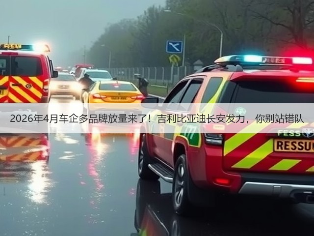 2026年4月车企多品牌放量来了!吉利比亚迪长安发力,你别站错队(图1) 2026年4月车企多品牌放量来了!吉利比亚迪长安发力,你别站错队(图1)