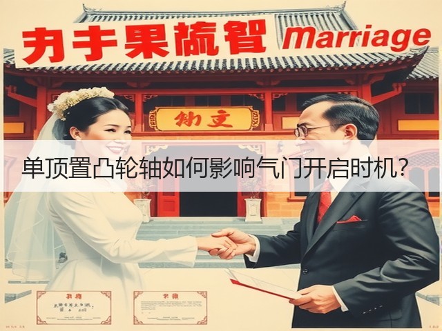 单顶置凸轮轴如何影响气门开启时机？(图1)