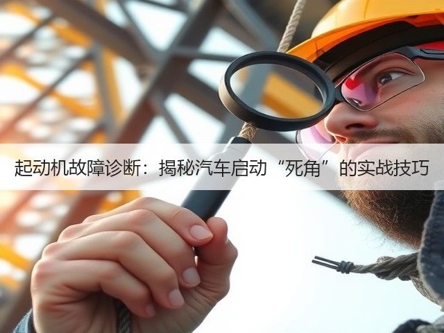 起动机故障诊断:揭秘汽车启动“死角”的实战技巧(图3) 起动机故障诊断:揭秘汽车启动“死角”的实战技巧(图3)