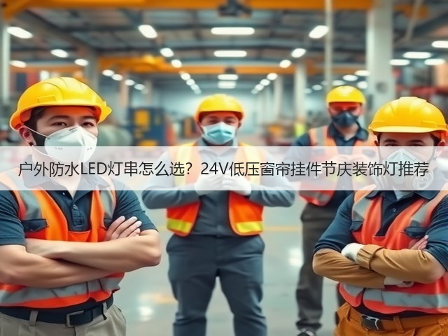 户外防水LED灯串怎么选？24V低压窗帘挂件节庆装饰灯推荐(图1)