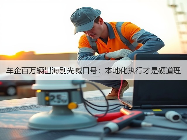 车企百万辆出海别光喊口号:本地化执行才是硬道理(图1) 车企百万辆出海别光喊口号:本地化执行才是硬道理(图1)
