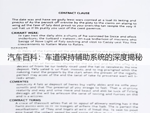 汽车百科:车道保持辅助系统的深度揭秘(图3) 汽车百科:车道保持辅助系统的深度揭秘(图3)
