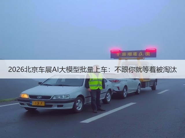 2026北京车展AI大模型批量上车:不跟你就等着被淘汰(图1) 2026北京车展AI大模型批量上车:不跟你就等着被淘汰(图1)