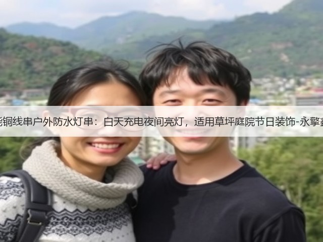 太阳能铜线串户外防水灯串：白天充电夜间亮灯，适用草坪庭院节日装饰-永擎鑫汽配(图2)