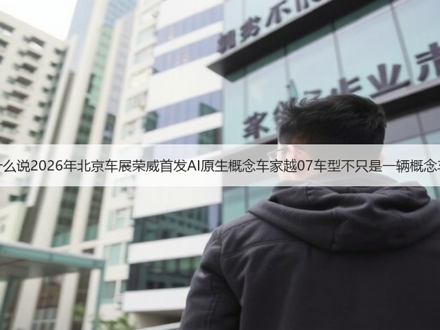 为什么说2026年北京车展荣威首发AI原生概念车家越07车型不只是一辆概念车?(图2) 为什么说2026年北京车展荣威首发AI原生概念车家越07车型不只是一辆概念车?(图2)