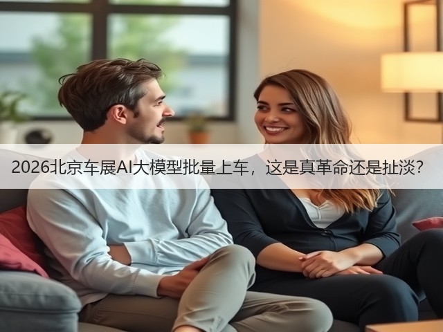 2026北京车展AI大模型批量上车,这是真革命还是扯淡?(图1) 2026北京车展AI大模型批量上车,这是真革命还是扯淡?(图1)